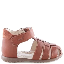 (1078-40) Emel Brown closed sandals - Google SEO optimized result: Emel Brown closed sandals - Shop now for trendy footwear