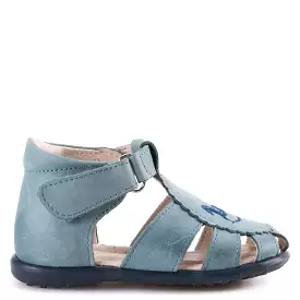 (1670-8) Emel blue closed sandals - Buy now!