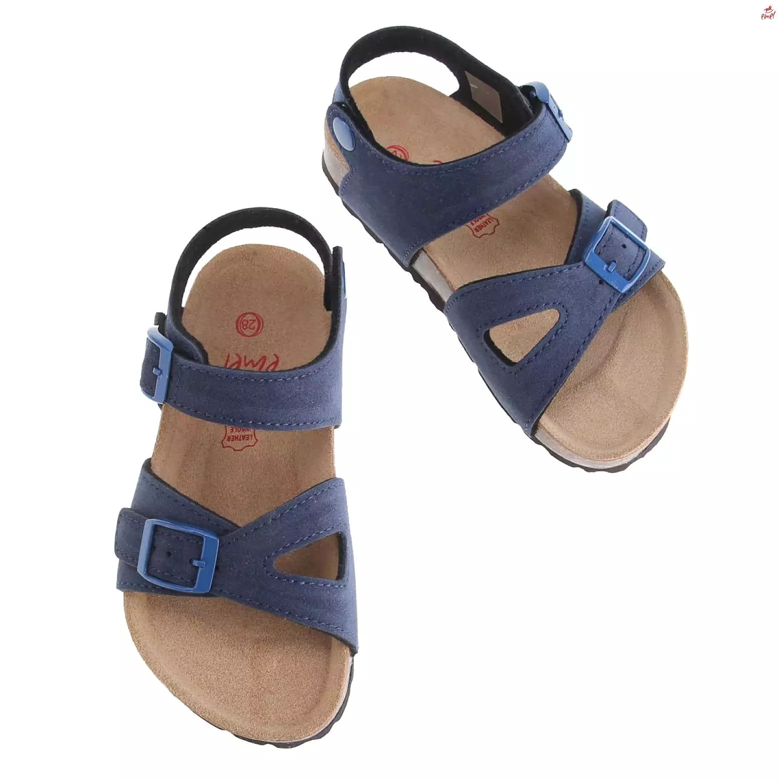 1903-2 Emel Blue velcro sandals - Shop now.