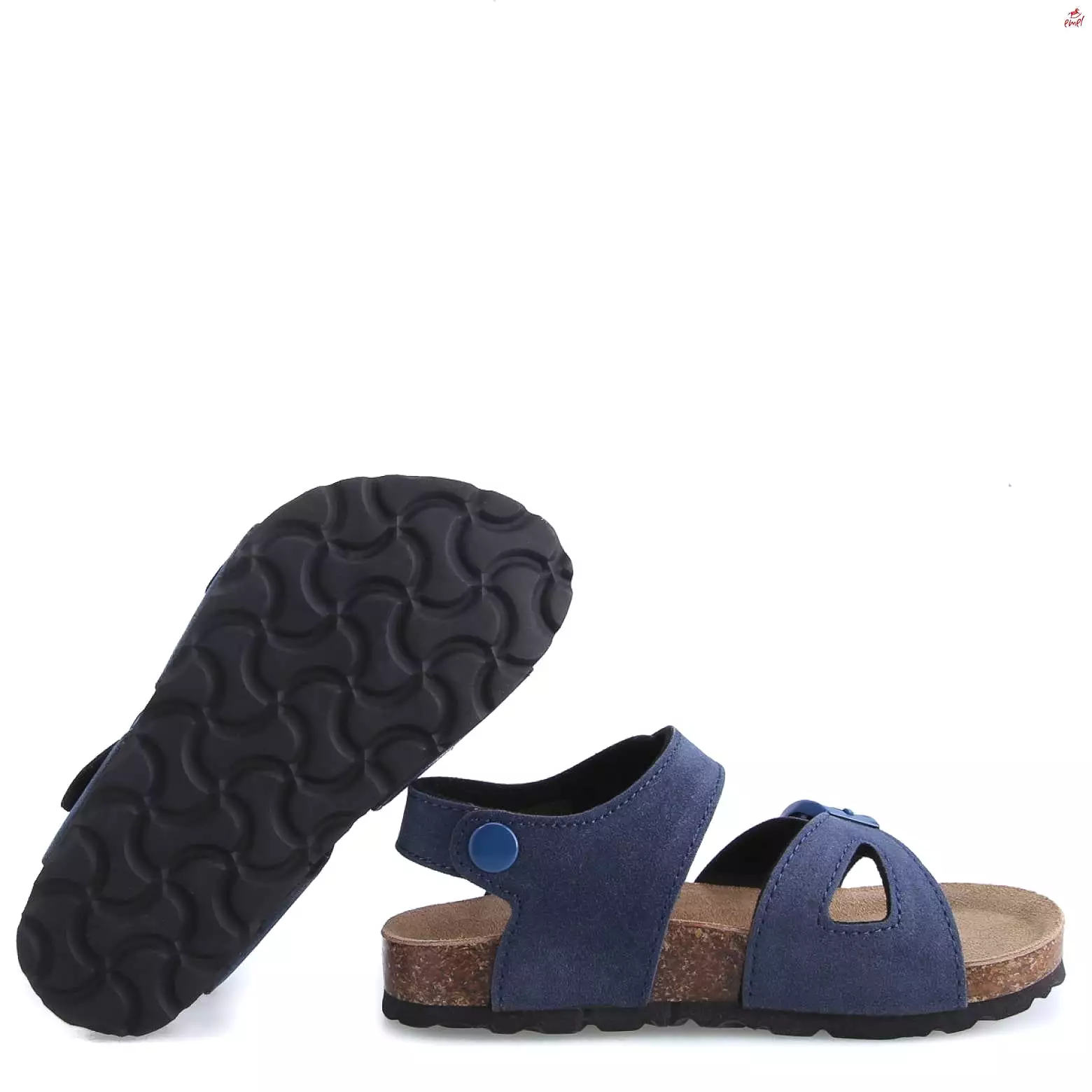 1903-2 Emel Blue velcro sandals - Shop now.