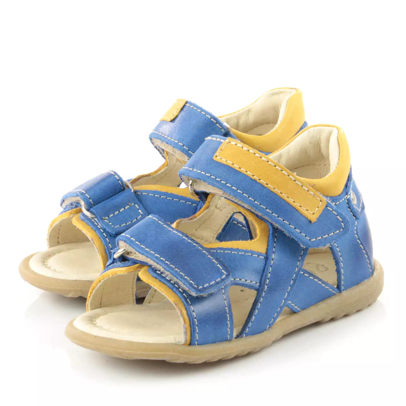 2086-18 Emel Blue Sandals - First Sandals