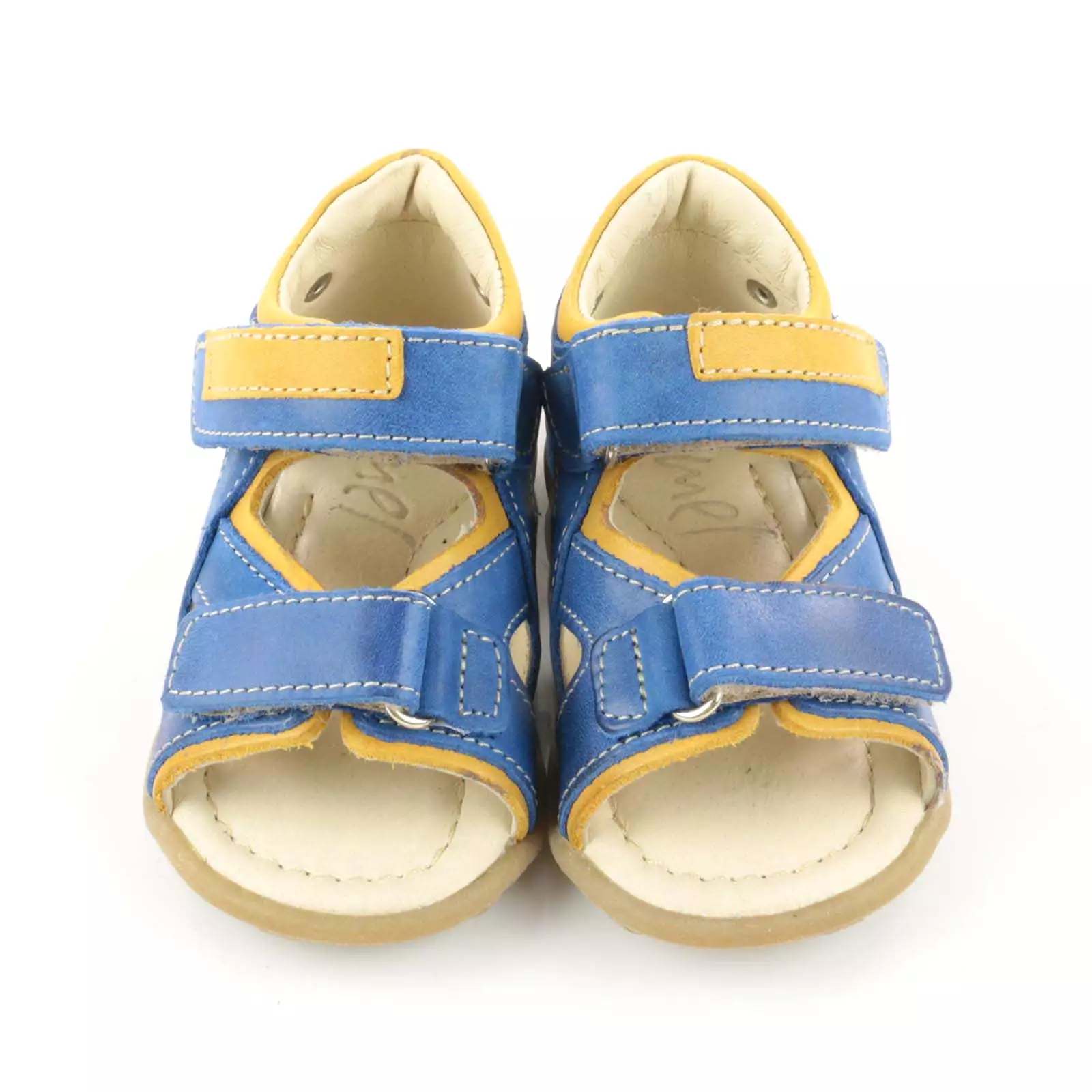 2086-18 Emel Blue Sandals - First Sandals