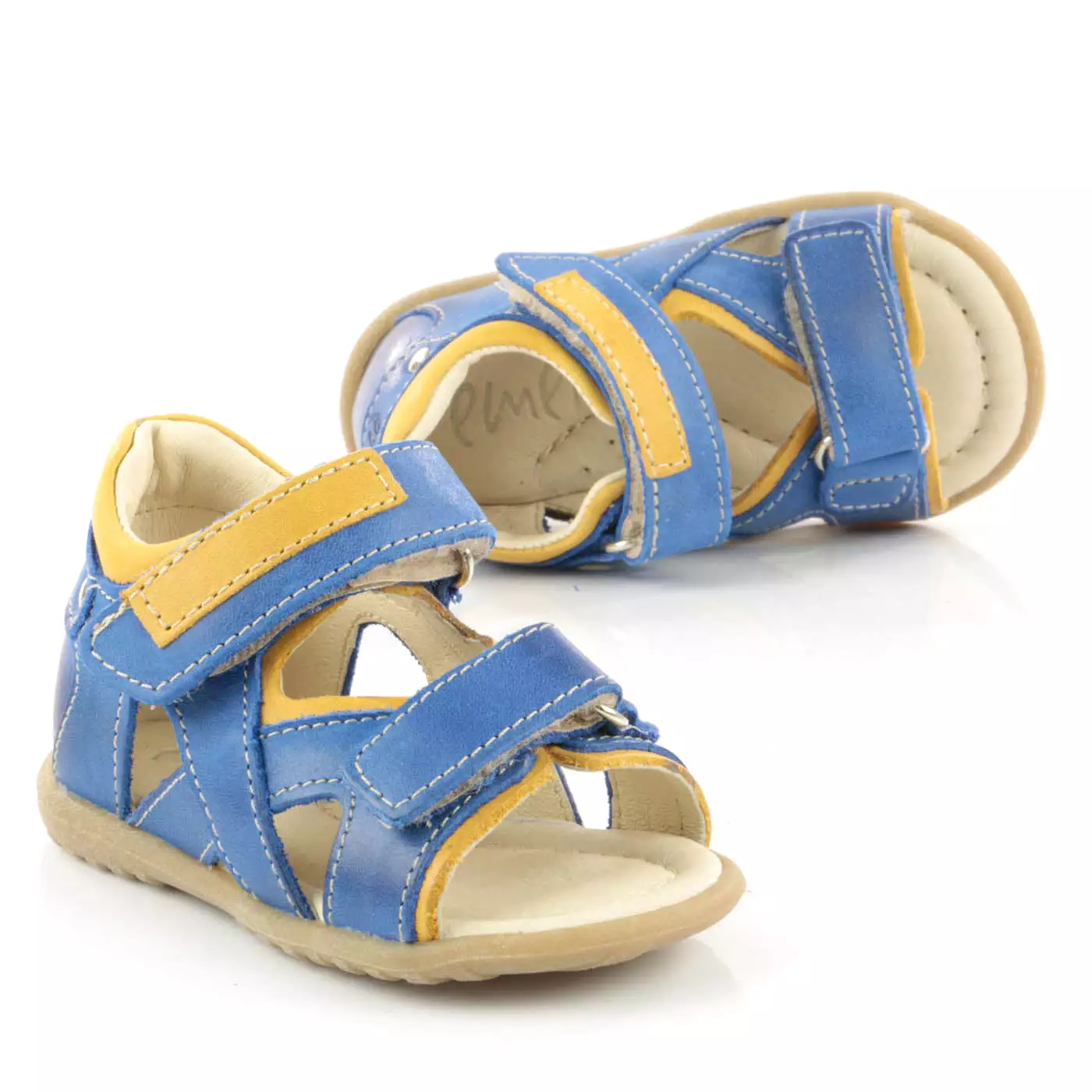 2086-18 Emel Blue Sandals - First Sandals