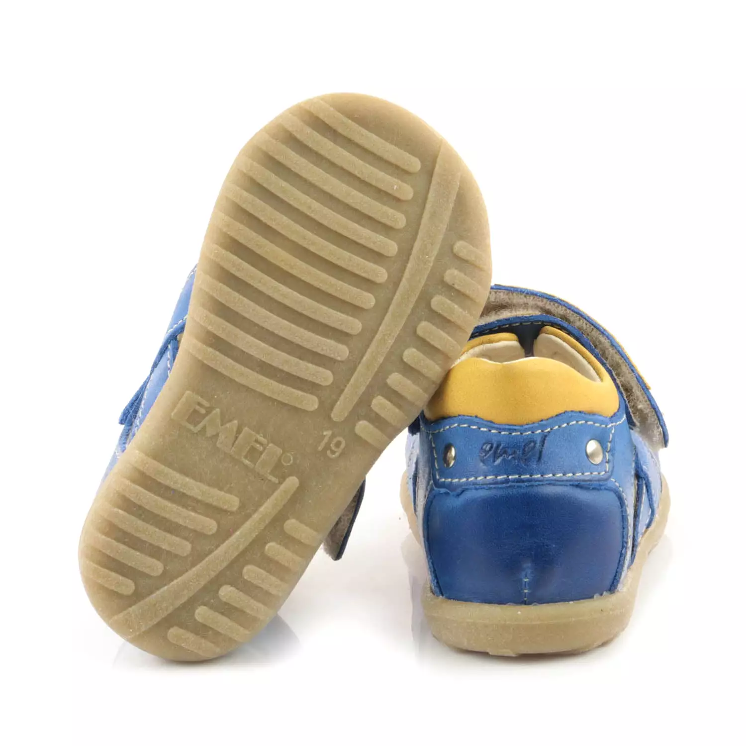 2086-18 Emel Blue Sandals - First Sandals