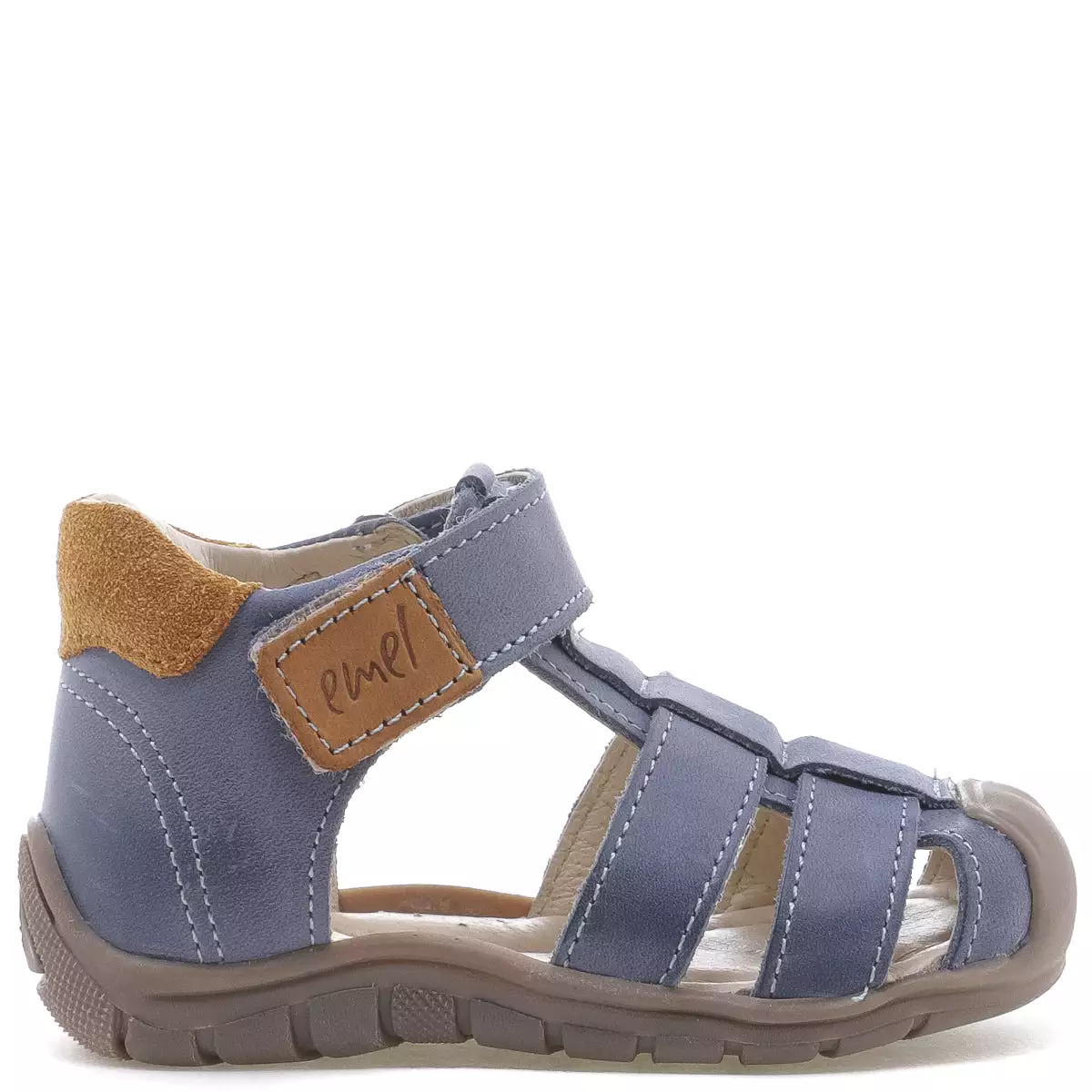 (2187A-6) Blue Emel Closed Sandals