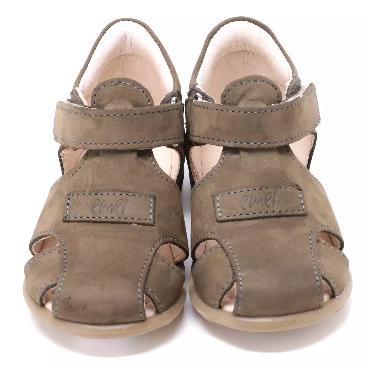 (2199-14) Emel khaki sandals for sale