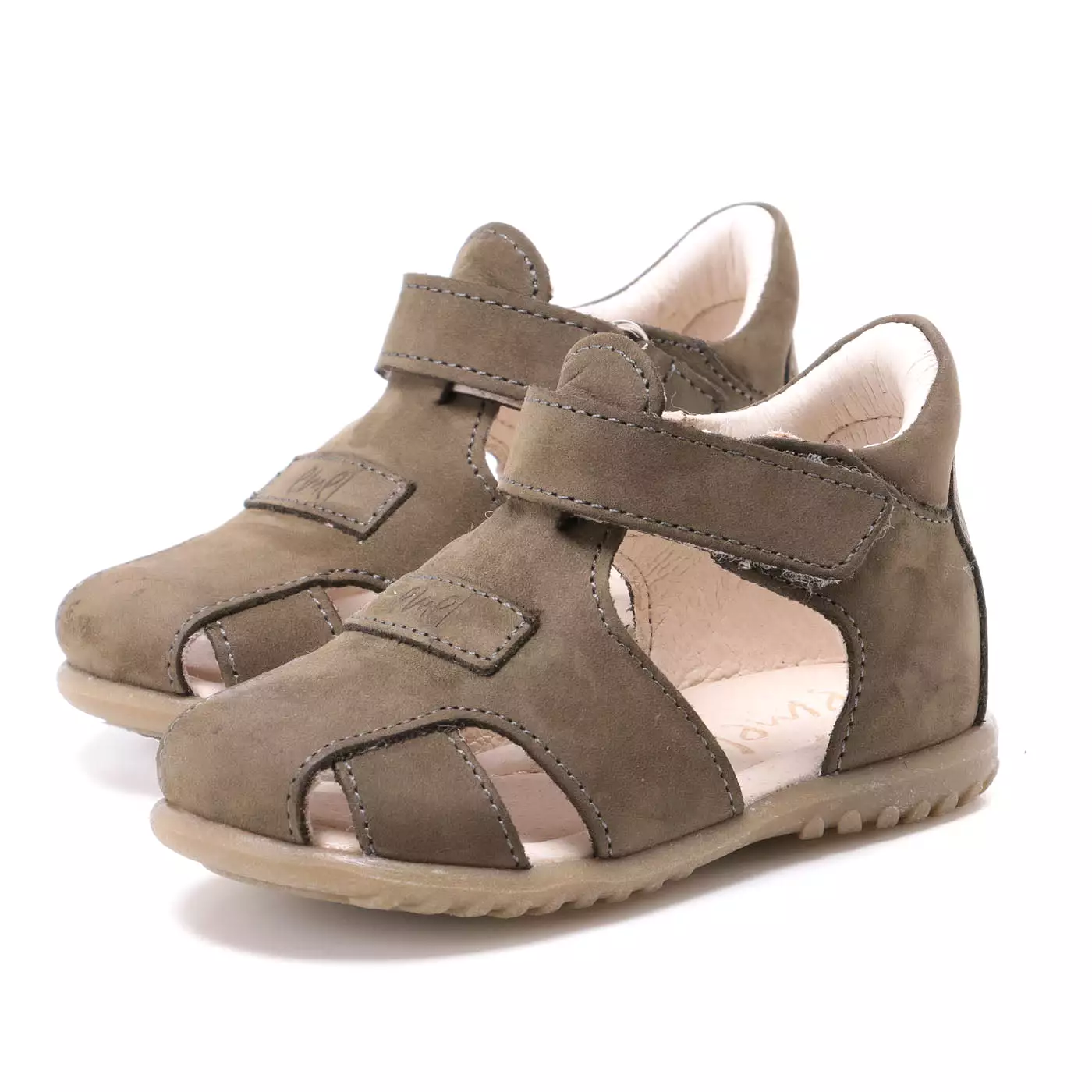 (2199-14) Emel khaki sandals for sale