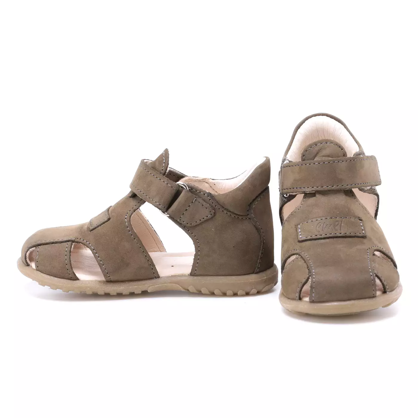 (2199-14) Emel khaki sandals for sale