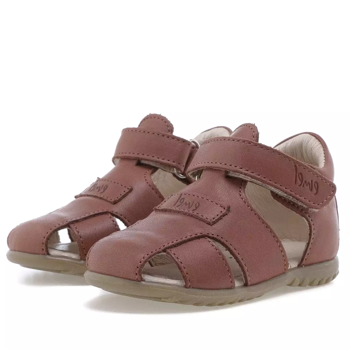 2199-18 Emel brown closed sandals - Brown closed sandals 2199-18 from the brand Emel.