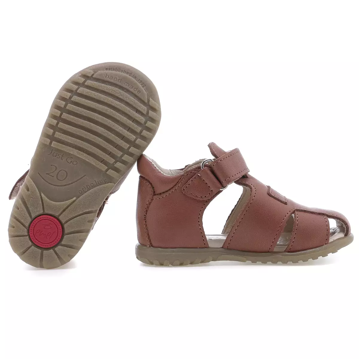 2199-18 Emel brown closed sandals - Brown closed sandals 2199-18 from the brand Emel.