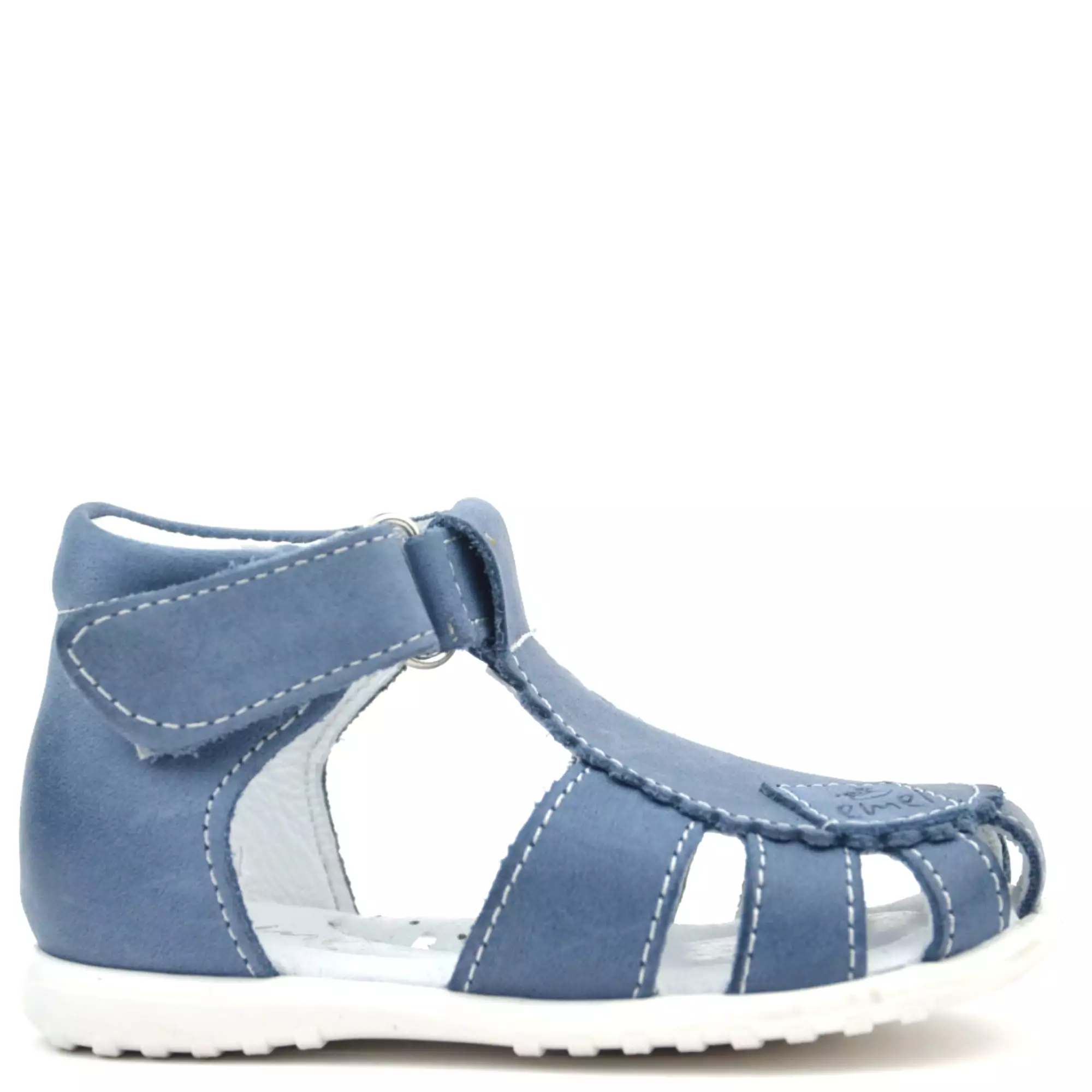 2206-3 Emel Blue Half-Open Shoes