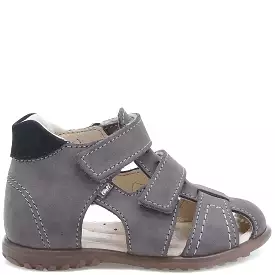 (2406) Emel grey closed sandals