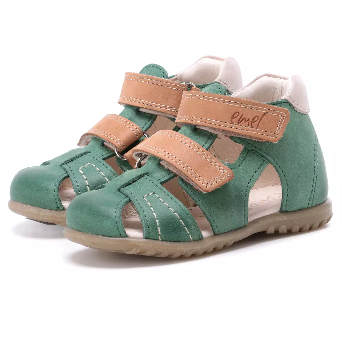 (2421) Emel green closed sandals - Buy now