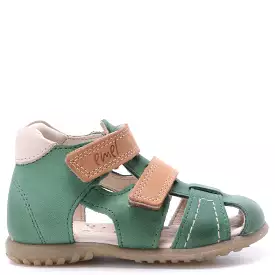 (2421) Emel green closed sandals - Buy now