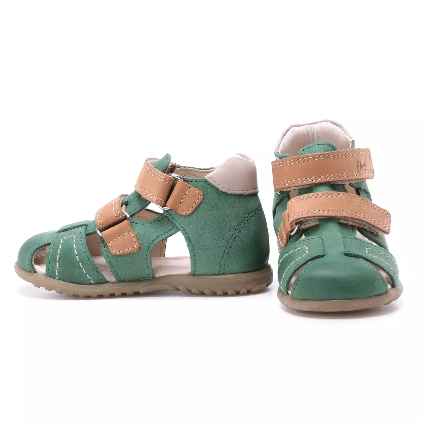 (2421) Emel green closed sandals - Buy now