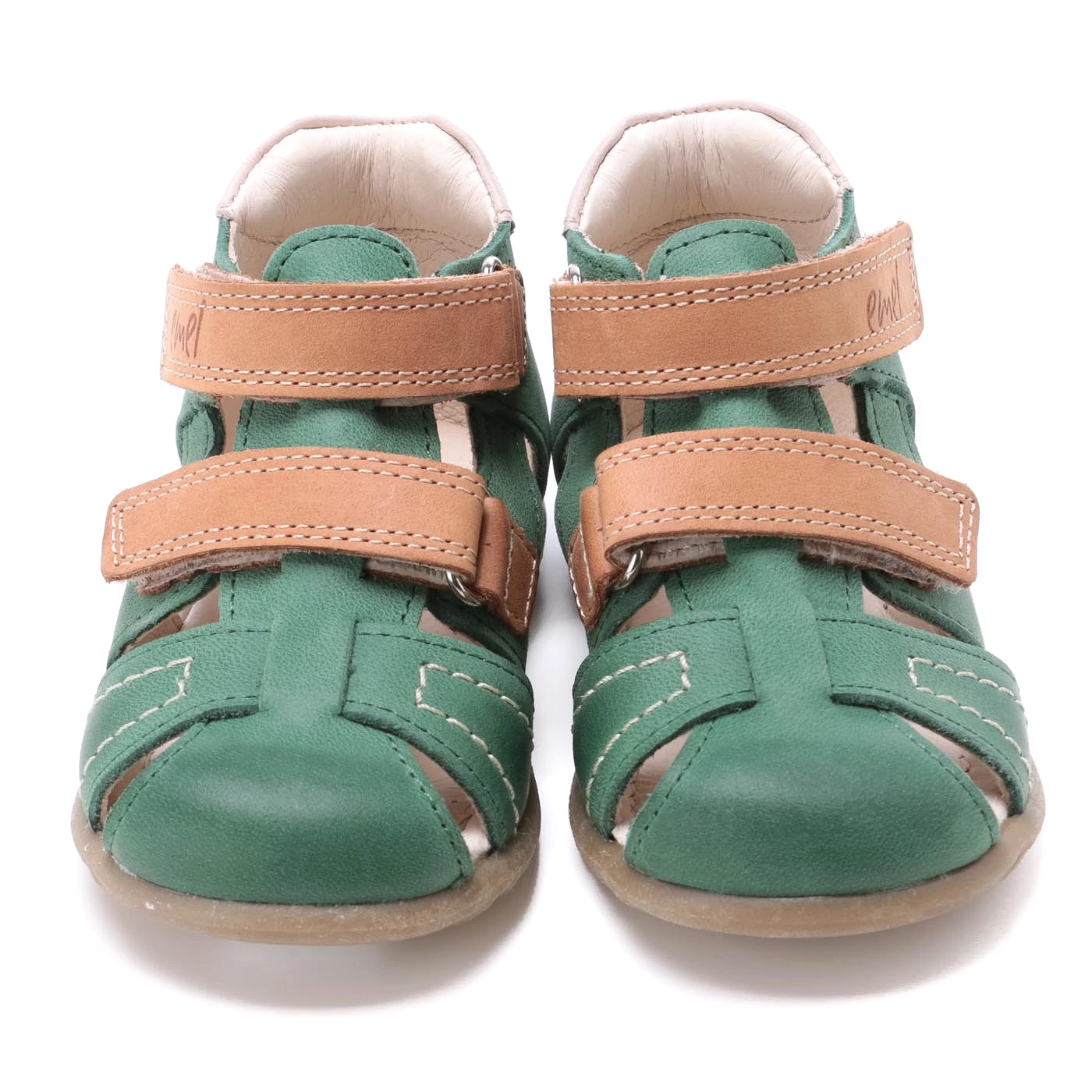 (2421) Emel green closed sandals - Buy now