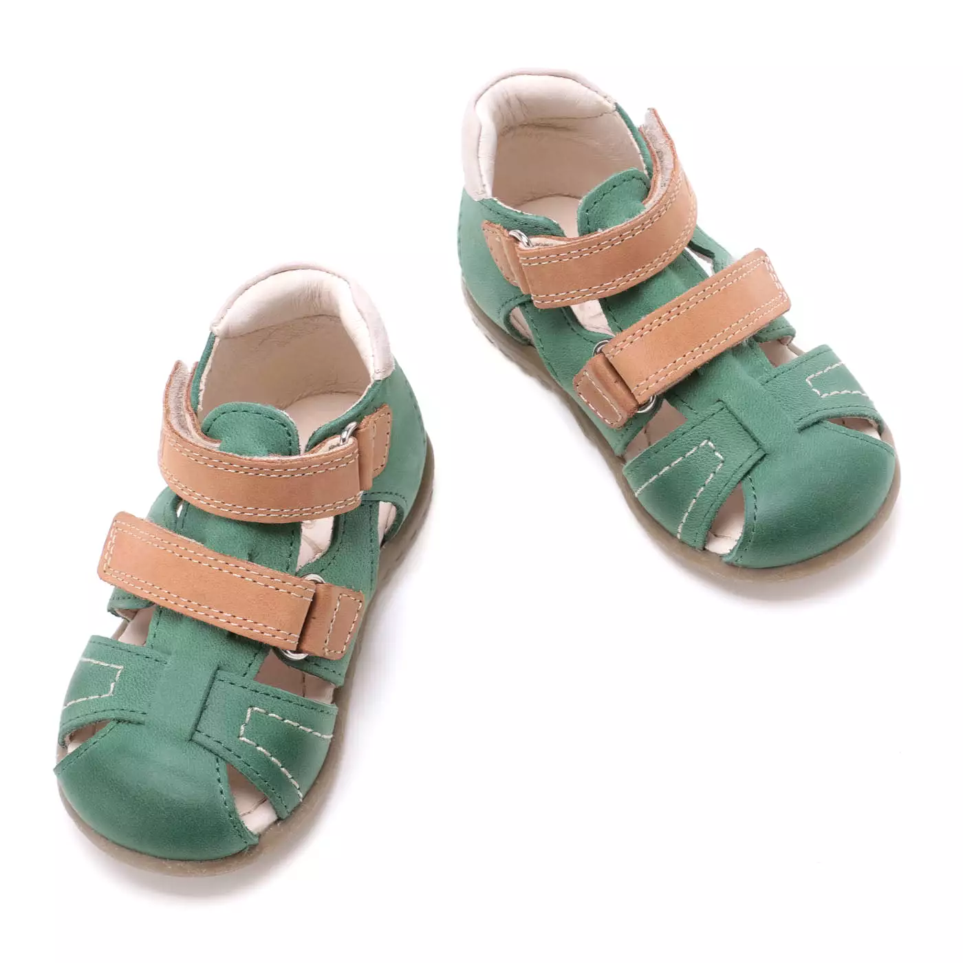 (2421) Emel green closed sandals - Buy now