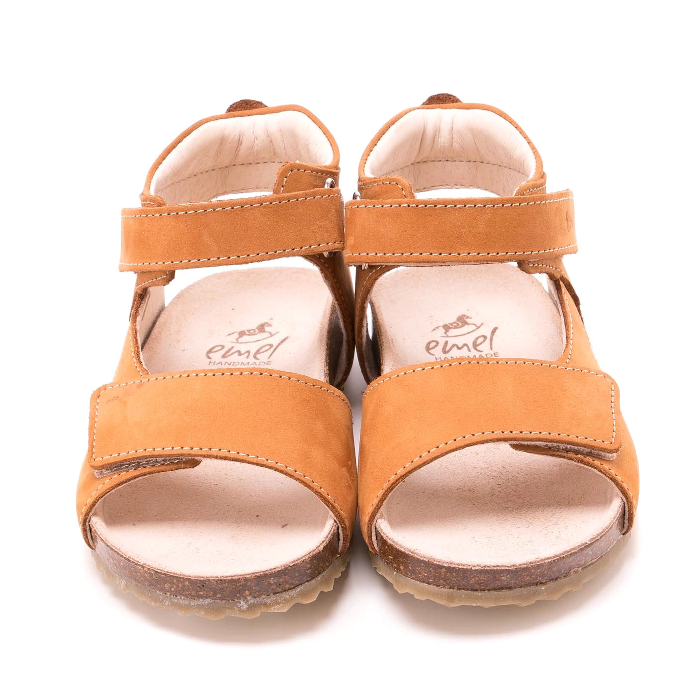 (2508-16/2509-16) velcro sandals Emel mustard