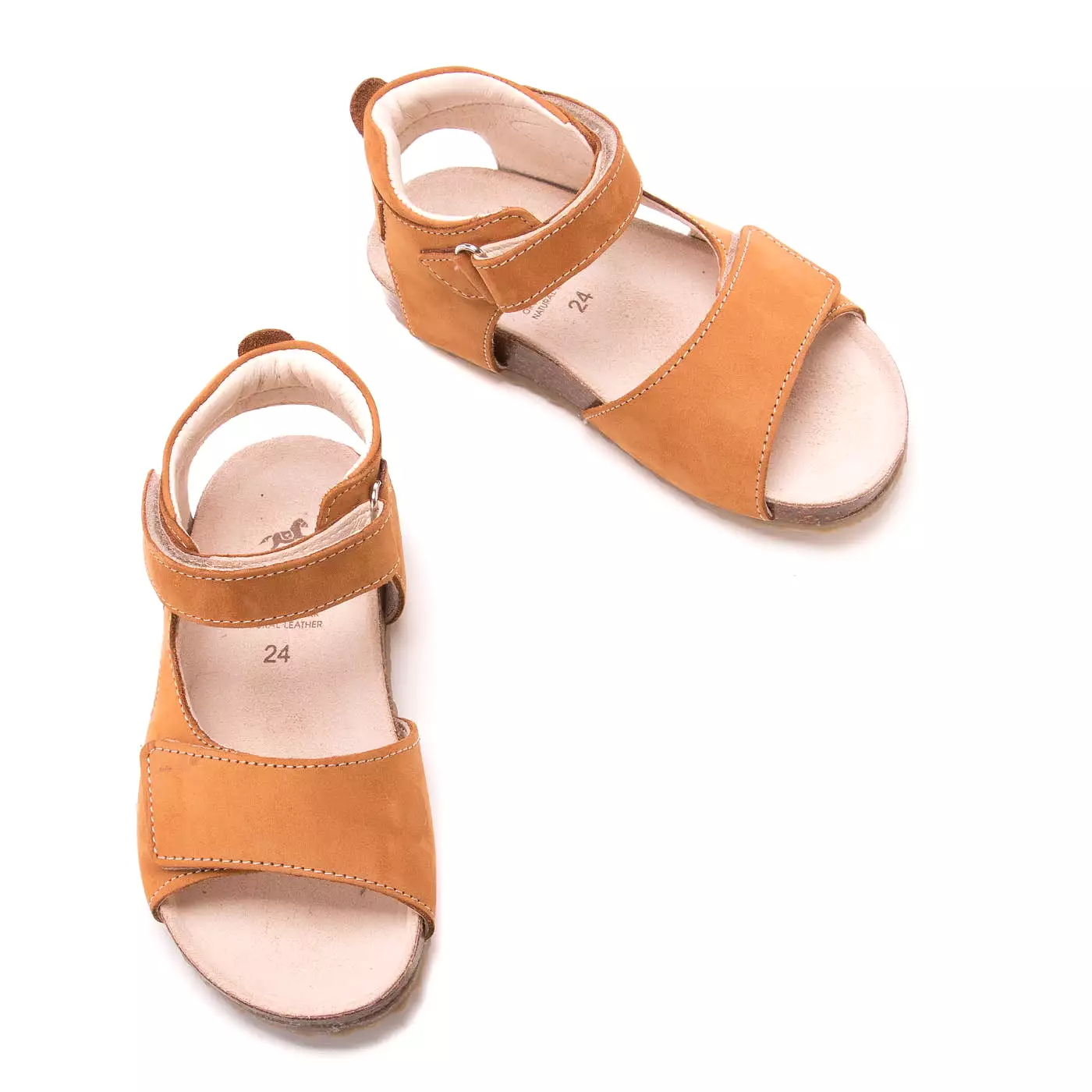 (2508-16/2509-16) velcro sandals Emel mustard