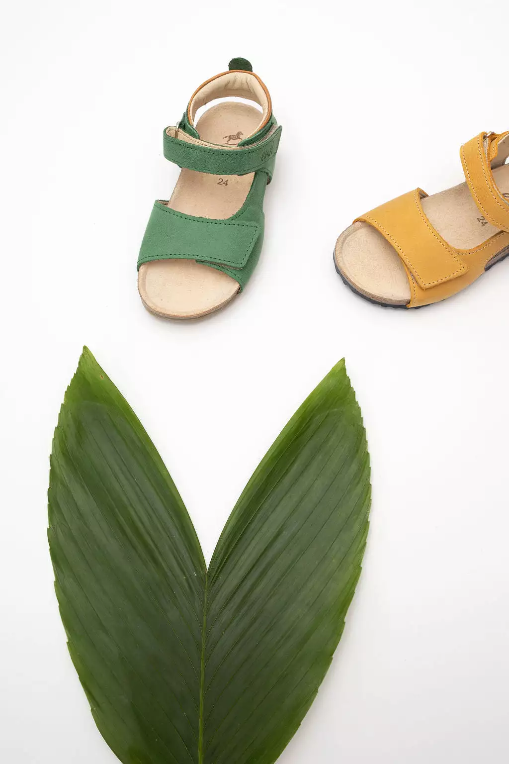 2508-21/2509-21 - Emel velcro sandals - green