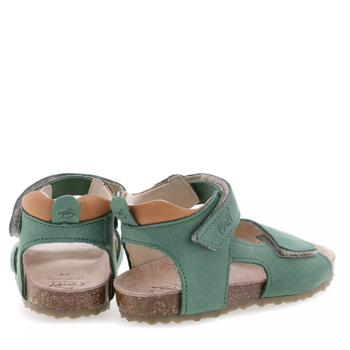 2508-21/2509-21 - Emel velcro sandals - green