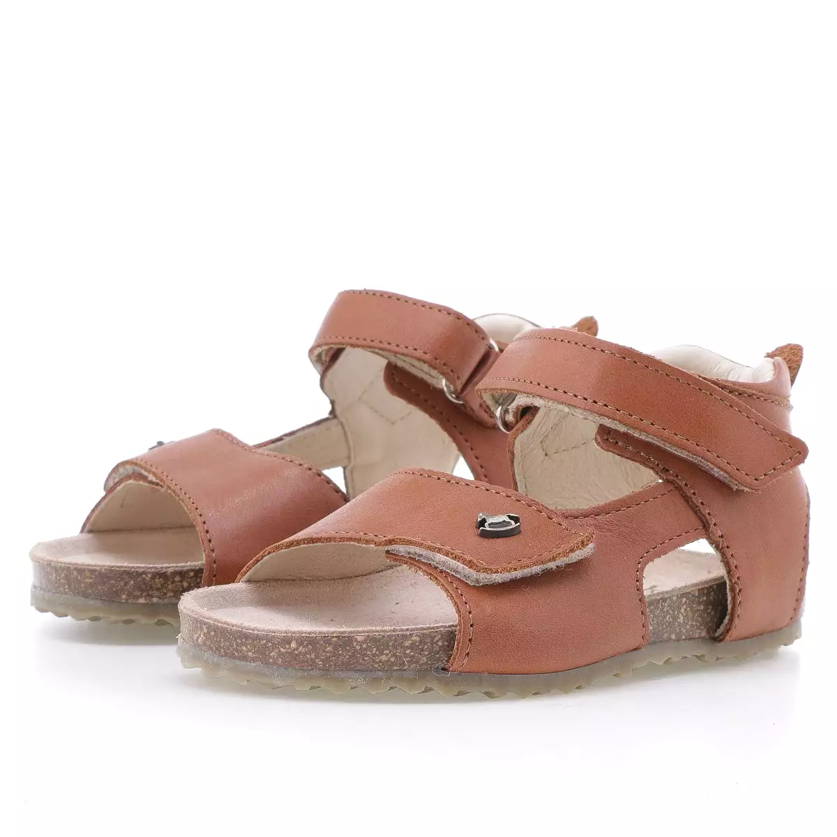 (2508-26/2509-26) Emel brown velcro sandals.