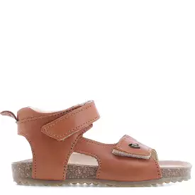 (2508-26/2509-26) Emel brown velcro sandals.