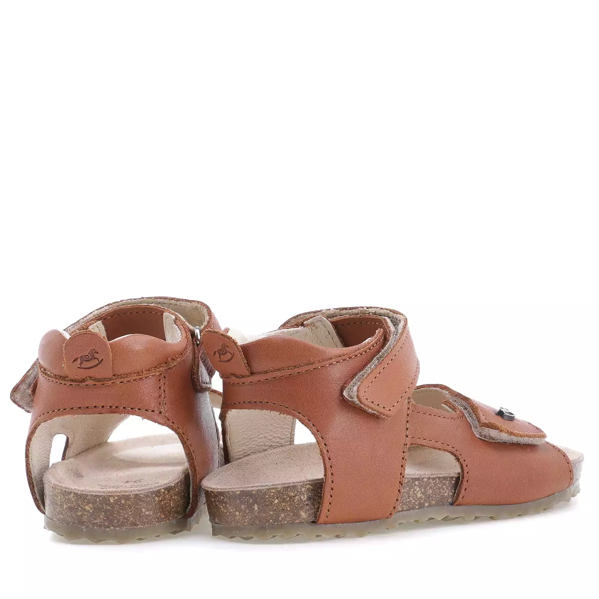 (2508-26/2509-26) Emel brown velcro sandals.