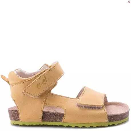 (2508-3/2509-3) Emel yellow velcro sandals