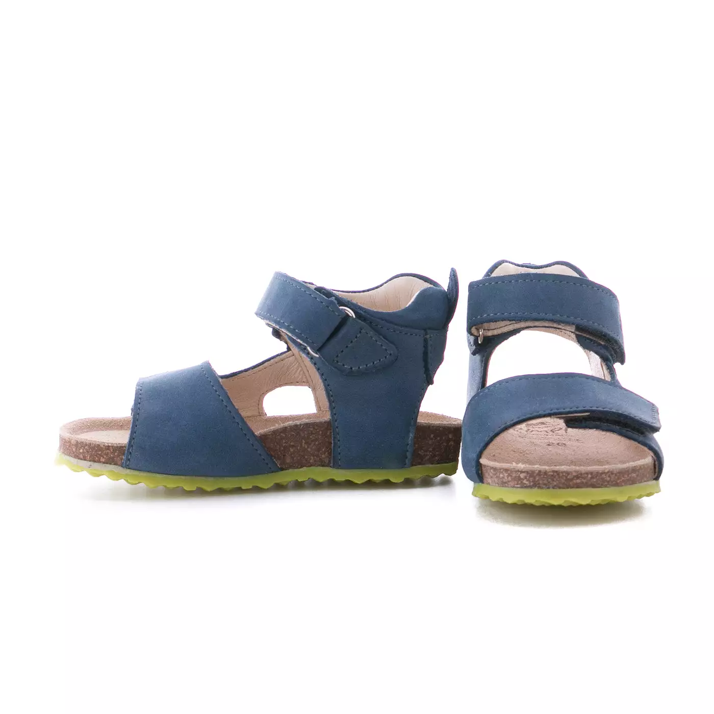 (2508-6/2509-6) Emel navy blue velcro sandals