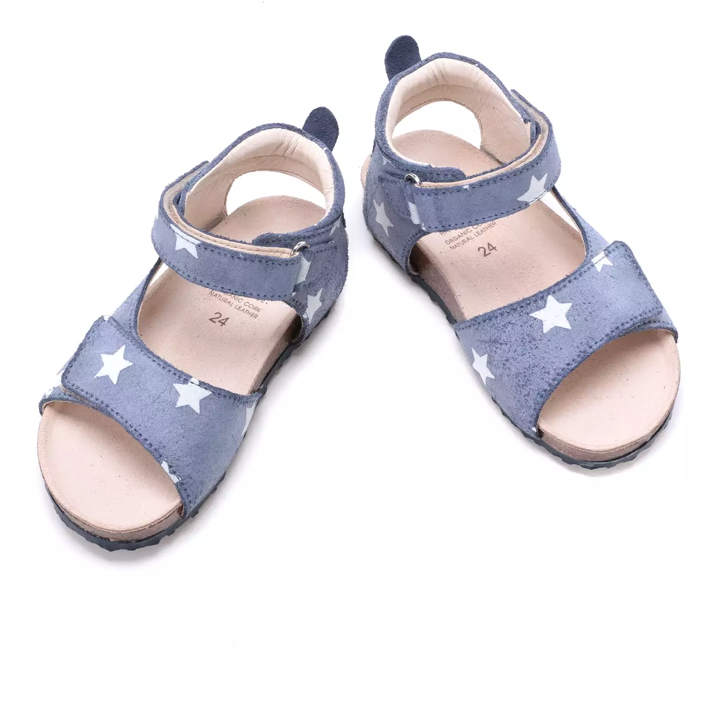 2508B-16/2509B-16 Emel blue stars velcro sandals