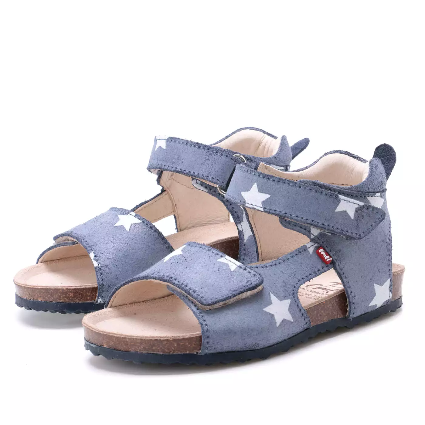 2508B-16/2509B-16 Emel blue stars velcro sandals