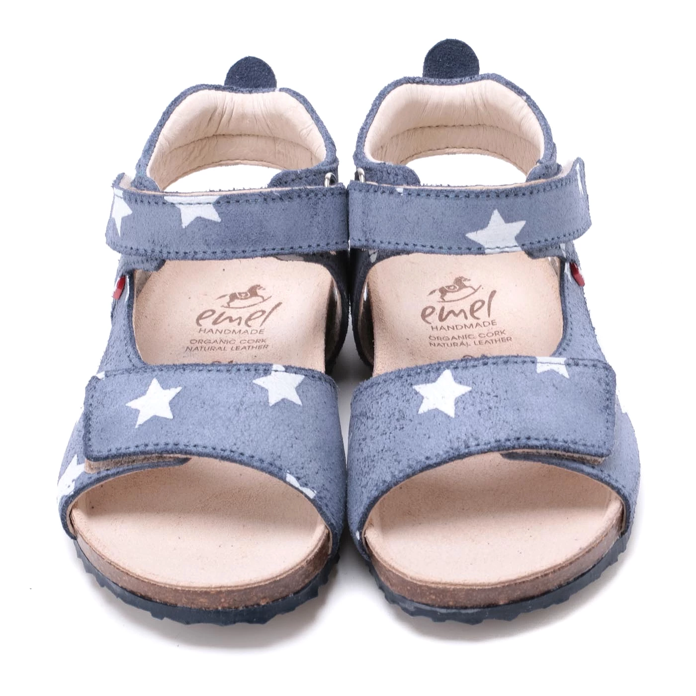 2508B-16/2509B-16 Emel blue stars velcro sandals