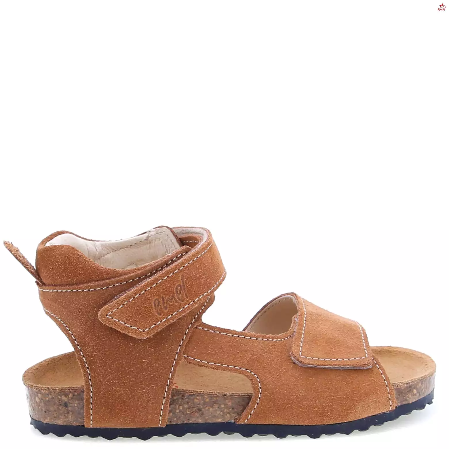 (2508H-5/2509H-5) Emel brown velcro sandals for sale