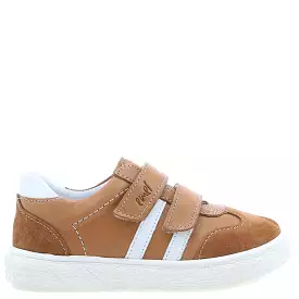 2708-6 Low Velcro sneakers Brown.