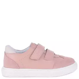 2708D-10 Pink Low Velcro Sneakers.