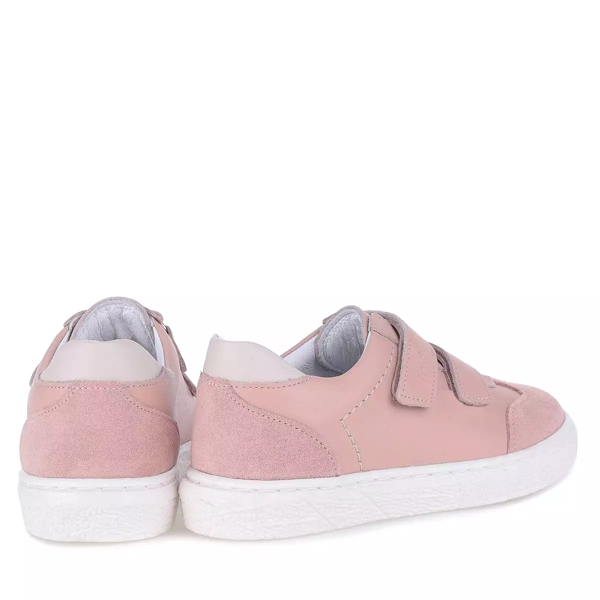 2708D-10 Pink Low Velcro Sneakers.