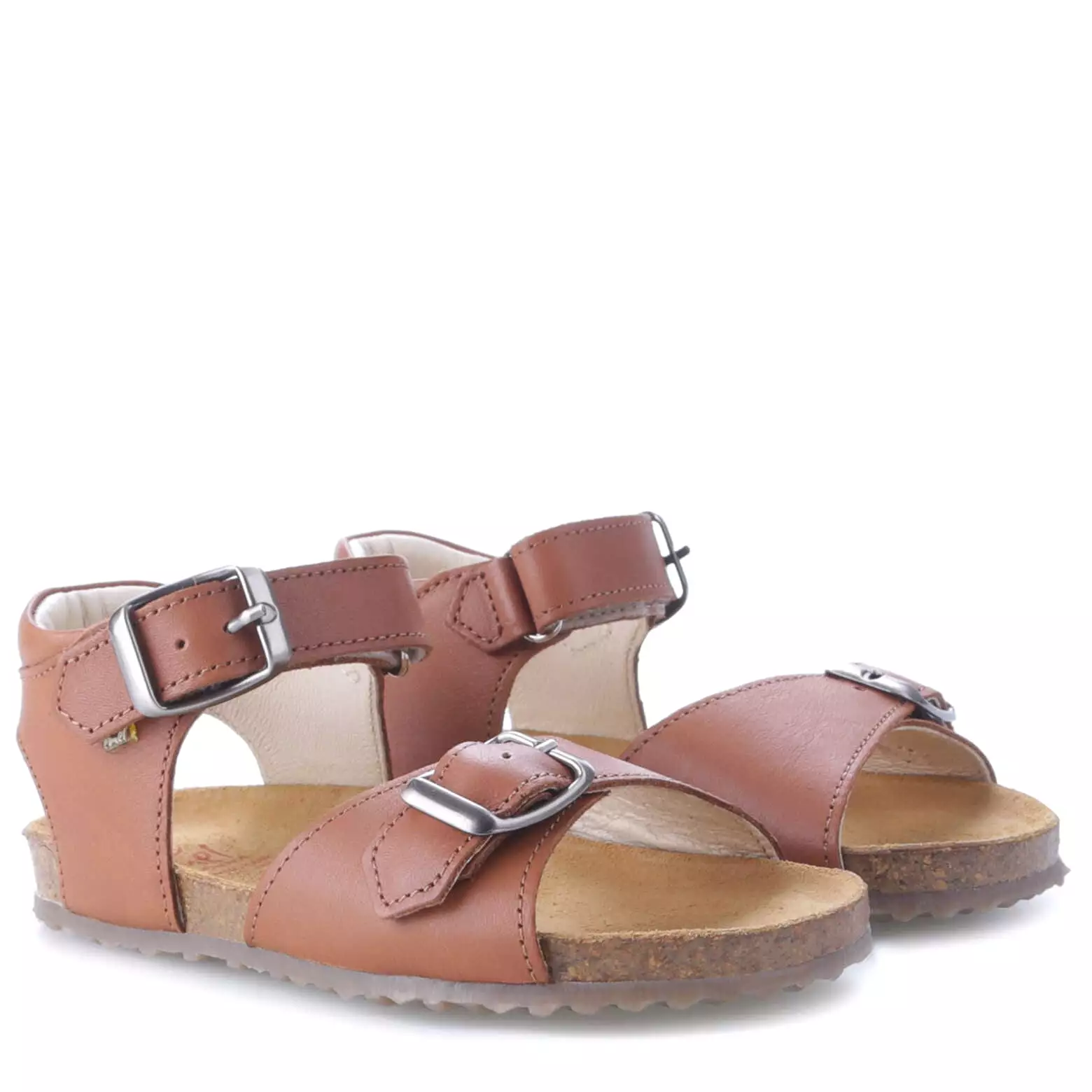 2713-2 Emel brown velcro sandals - 2714-2 Emel brown velcro sandals