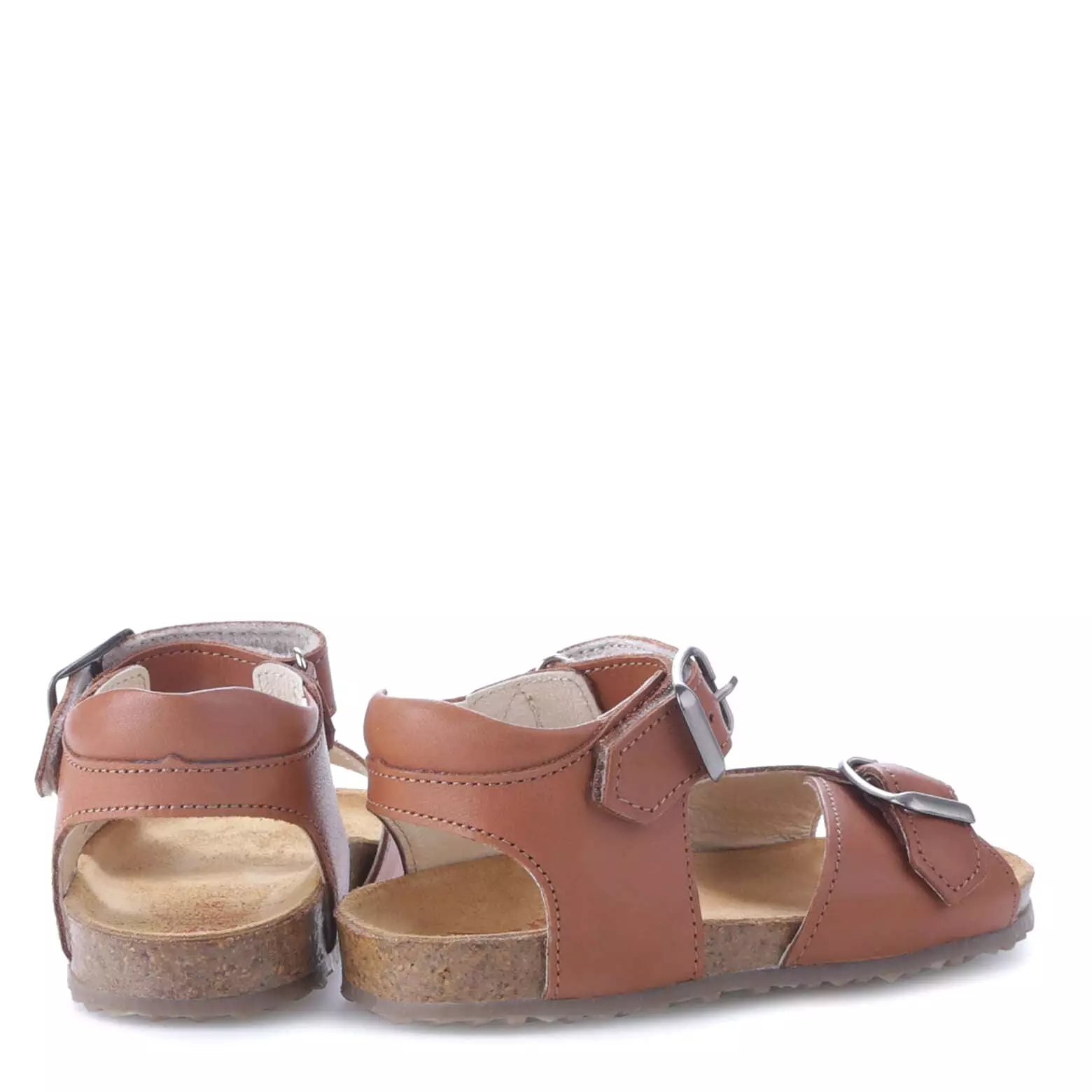 2713-2 Emel brown velcro sandals - 2714-2 Emel brown velcro sandals