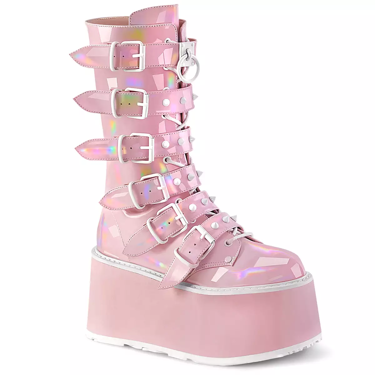 3 Inch Platform Baby Pink Holo Shoes, DAMNED-225: Discover the stylish and trendy collection at our online store.