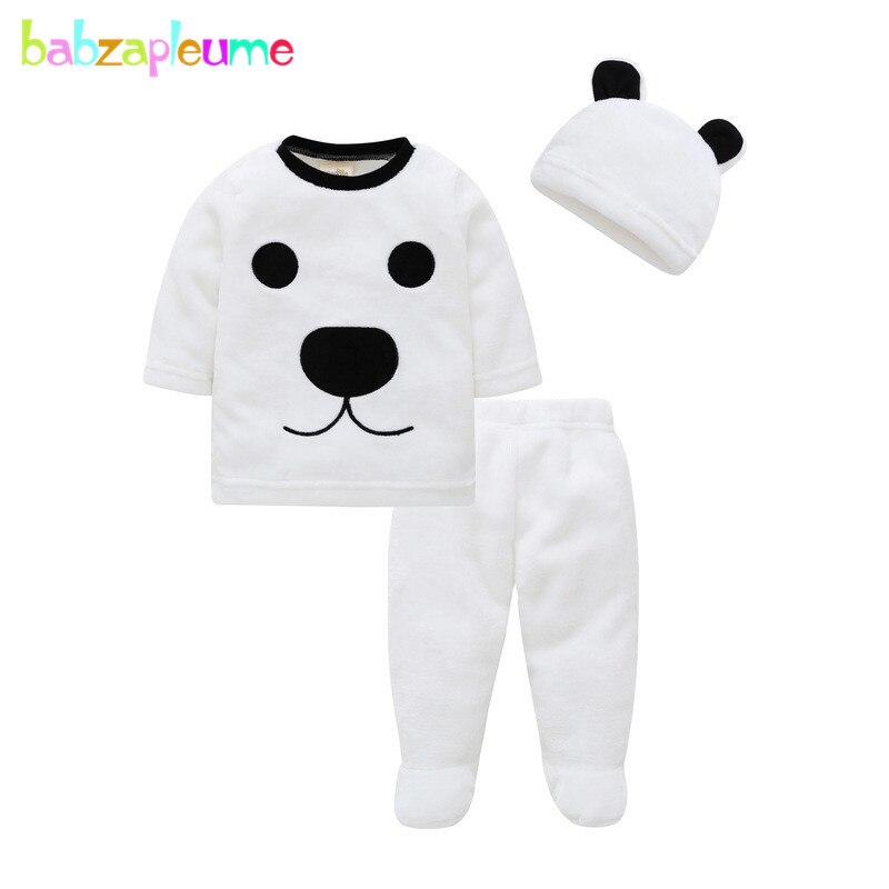 3 Piece Adorable Puppy Infant T-shirt, Pants, and Hats Sets