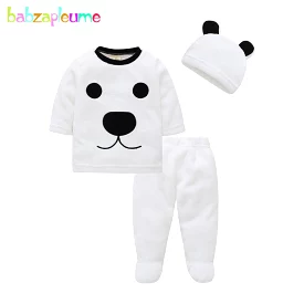 3 Piece Adorable Puppy Infant T-shirt, Pants, and Hats Sets