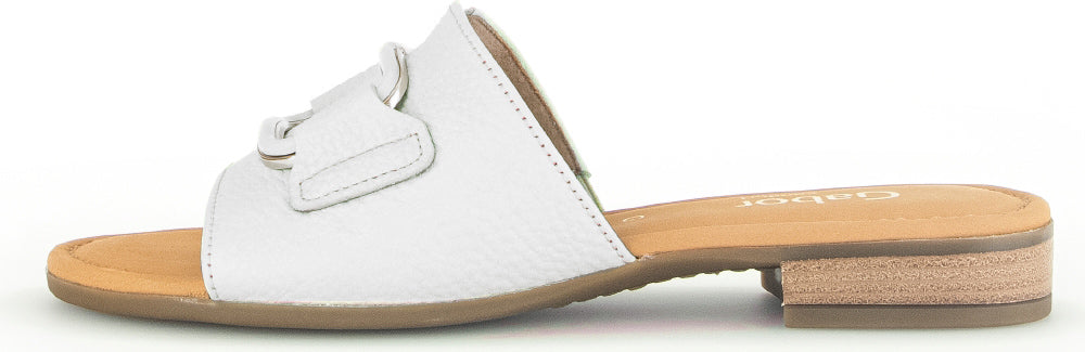 42.792.50 - White Leather Cuir blanc