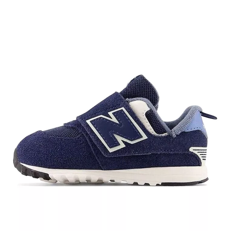 574 Toddler Sneaker - Navy/Heritage Blue, Hook & Loop Closure