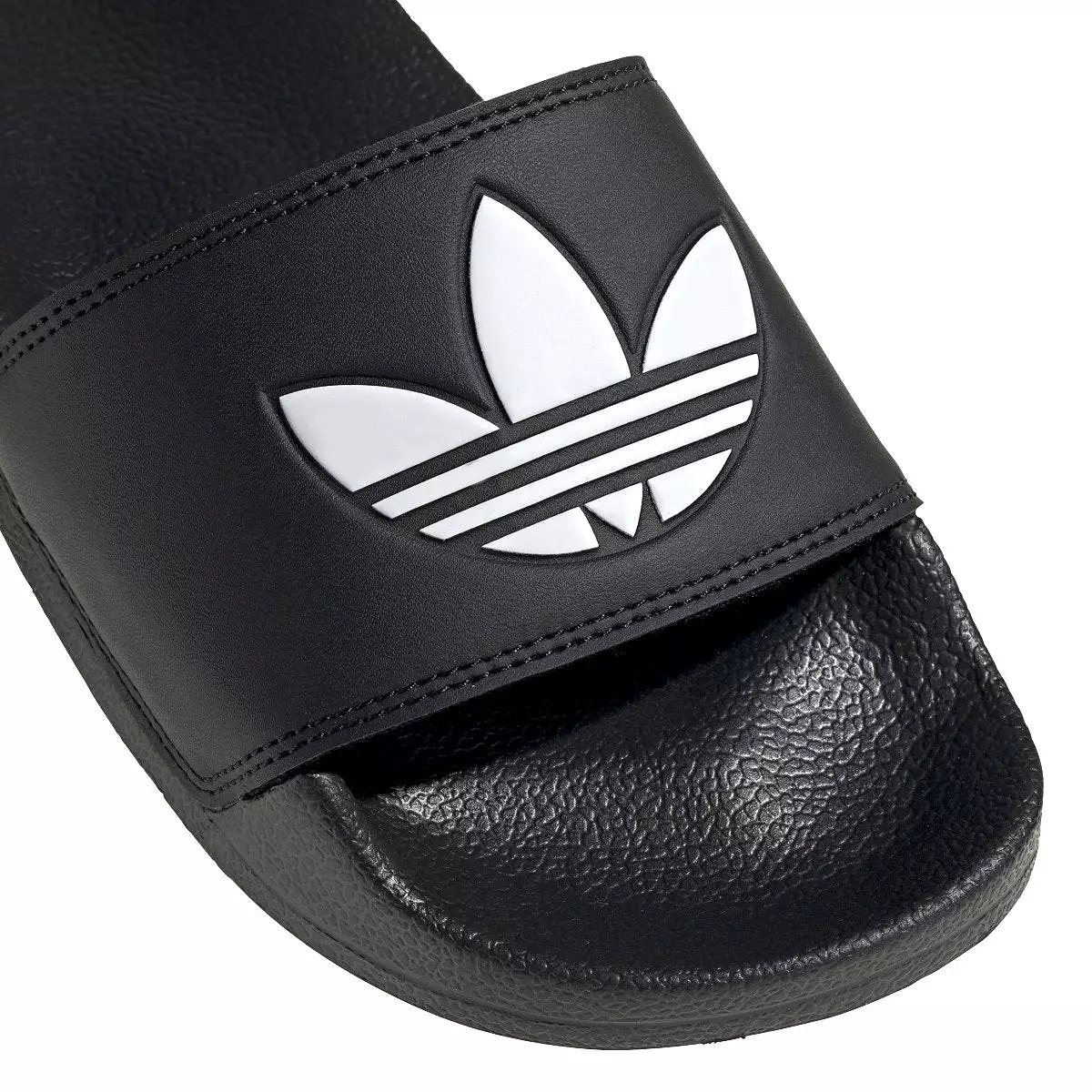 Adidas Boy's Adilette Lite J Black and White