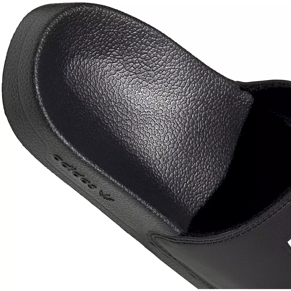 Adidas Boy's Adilette Lite J Black and White