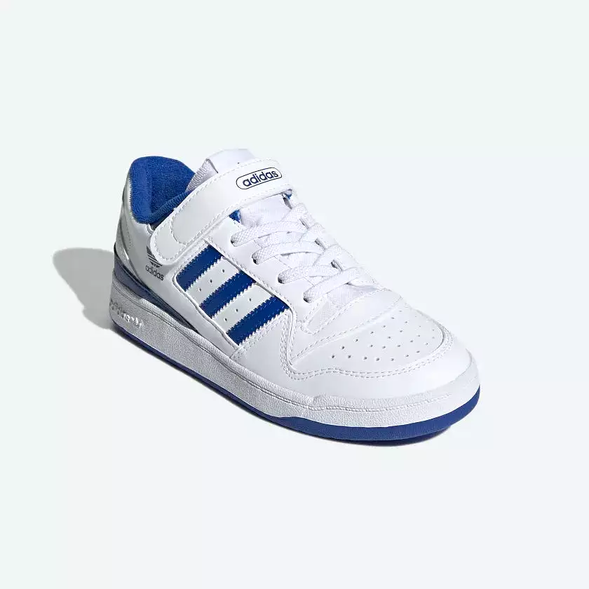 Adidas Kids Forum Low Cloud White Royal Blue FY7978