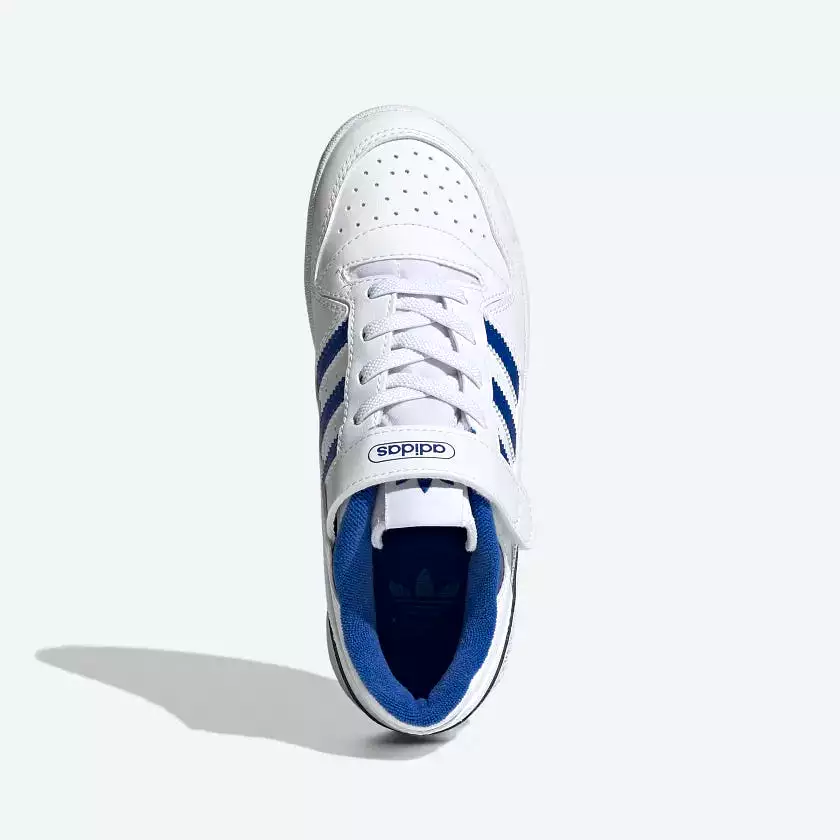 Adidas Kids Forum Low Cloud White Royal Blue FY7978