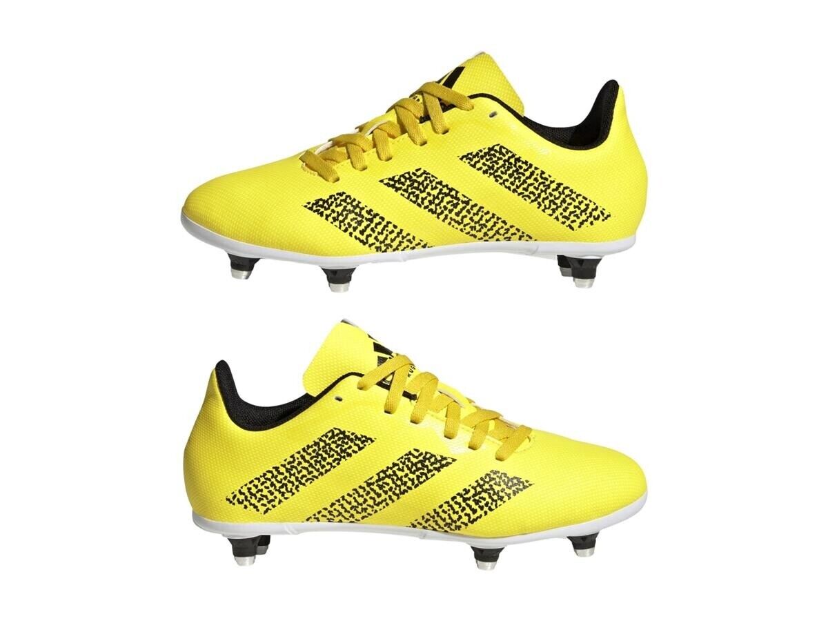 adidas kids yellow junior rugby boots soft ground children's