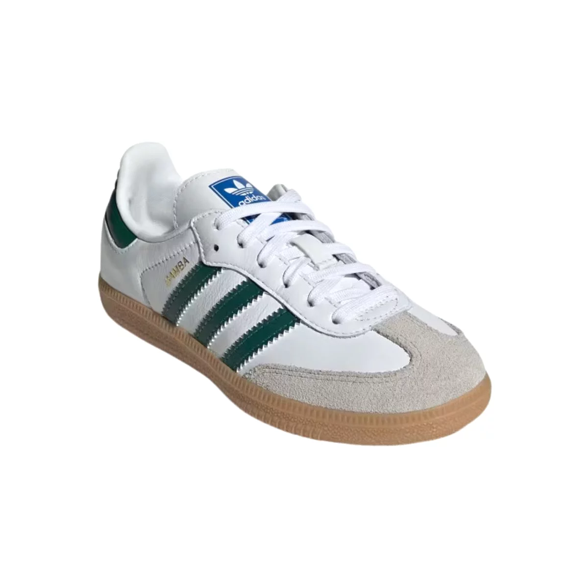 Adidas Pre-School Samba OG Cloud White Collegiate Green Gum